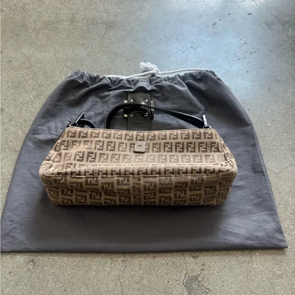 Fendi Zucchino Baguette Bag - Picture 7 of 13